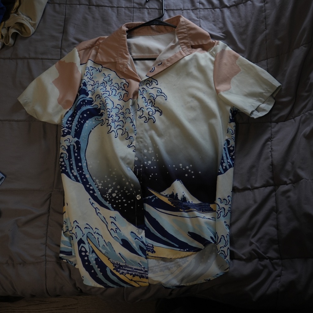 Beach Button Up